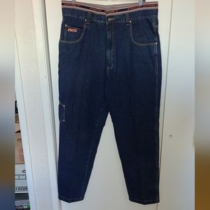 PACO Brand Blue Jeans Vintage Baggy Skater Y2K 44W 34L 44x34 EUC 1990's